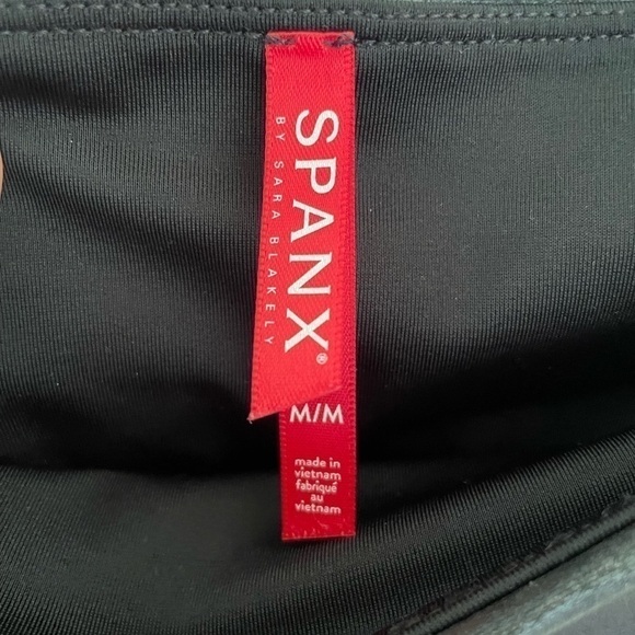 SPANX Faux Leather Leggings | Size Medium - Picture 4 of 9